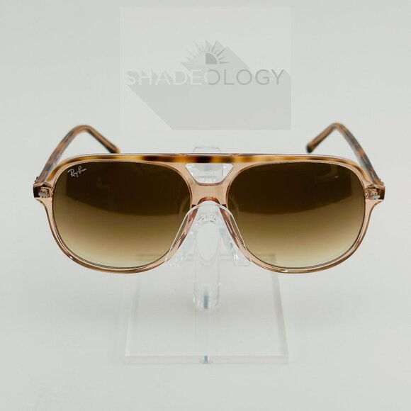 Ray Ban Bill RB2198 60mm Unisex Pilot Sunglasses - Havana / Brown Gradient Lens main image 4